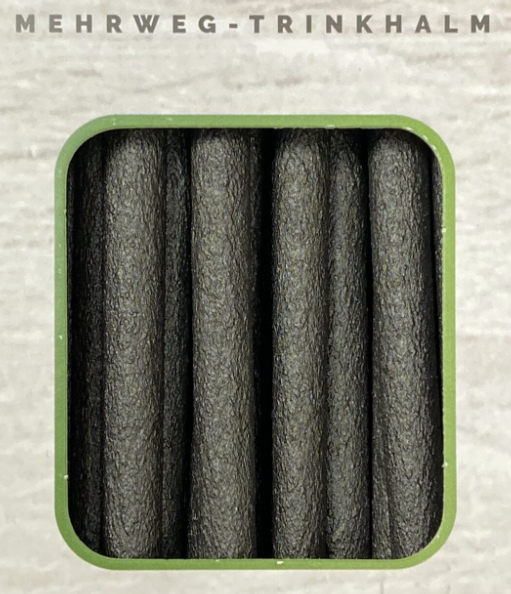 WUNSCHBAR Trinkhalme Mehrweg Holzfaser 200 Stück