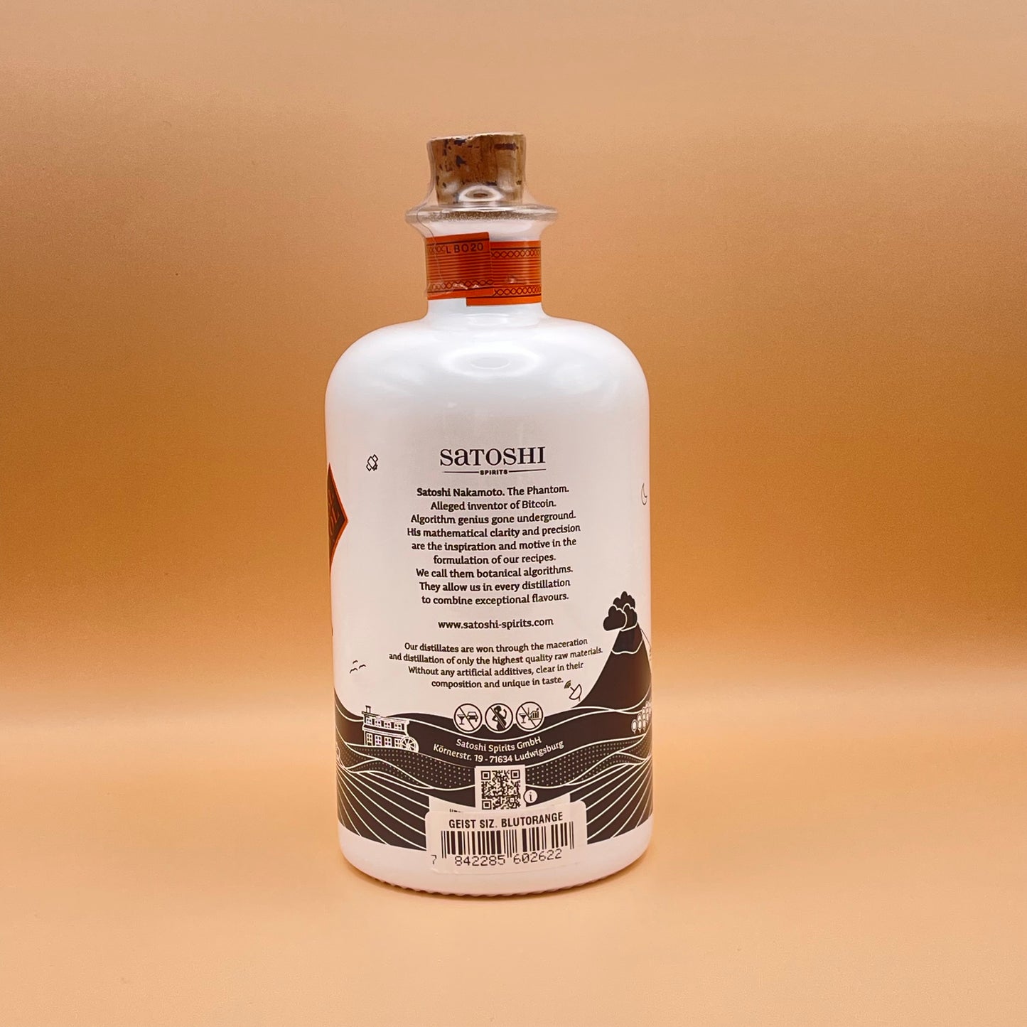 Satoshi Blutorange Geist 42% Vol. 500 ml Flasche