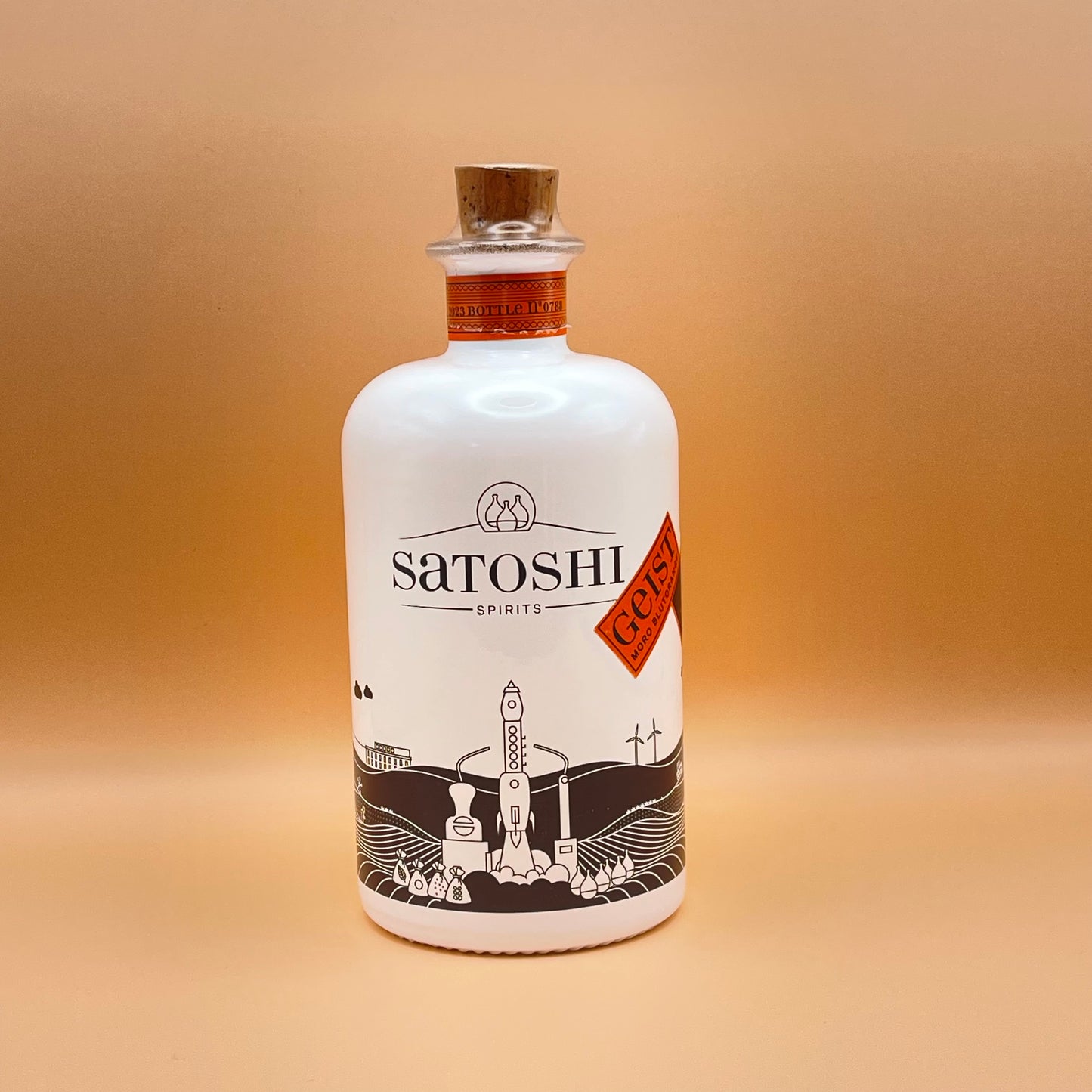 Satoshi Blutorange Geist 42% Vol. 500 ml Flasche