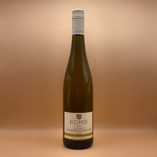 KLOPFER Großheppach Goldmuskateller 2024 - 750 ml Flasche