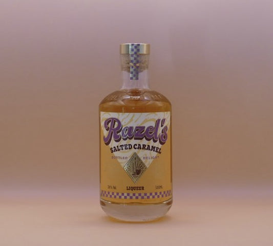 RAZEL´s Salted Caramel Likör auf Rum Basis 24. Vol. 500 ml Flasche